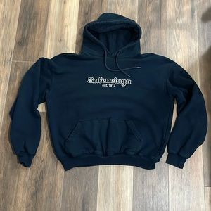 Balenciaga navy blue hoodie, pull over
